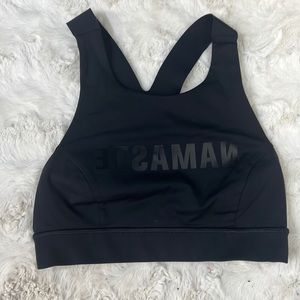 Lululemon Fast and Free Namaste‎ Bra Sz 6